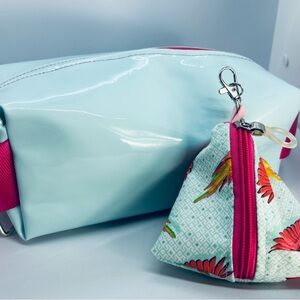 Handmade Unisex Dopp Kit Set Makeup Bag Vegan Leather New